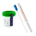 Supply #U02 90mL Sterile Cup with Green Lid and Supply #S02 Blue CultureSwab™ MaxV collection & transport