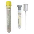 Supply #U73 UA Preservative tube with yellow cap and Supply #U01 C&S gray UA Preservative tube w/straw