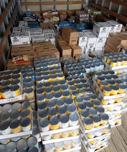 DLO donates more than 400 food baskets to Oklahoma DHS