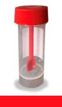 Supply #F04 - Stool Container Red Lid